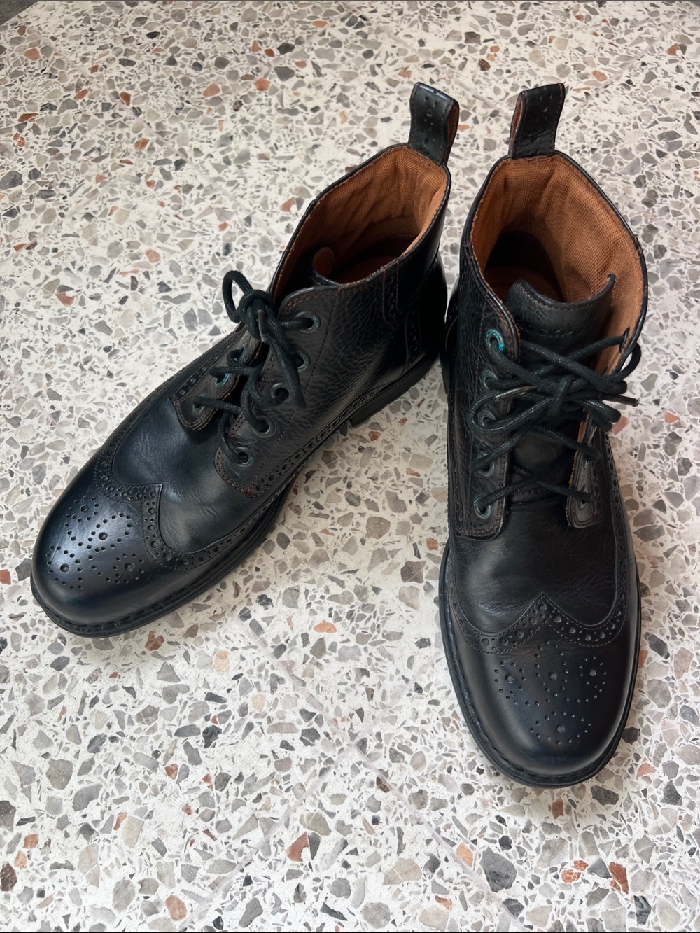 Vintage Men's Wingtip Boots